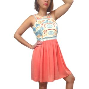 LOVPOSH Embroidered Dress ~ NWOT